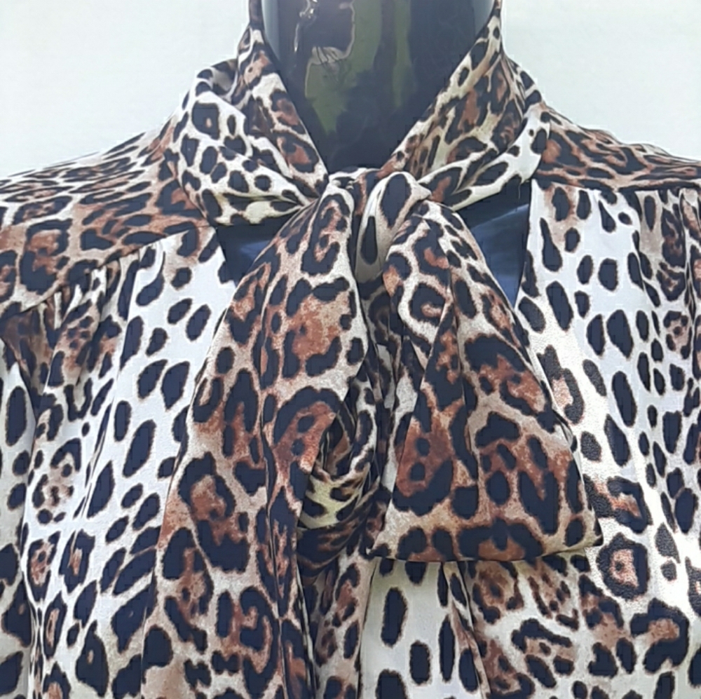 Leopard Printed Blouse - image 1